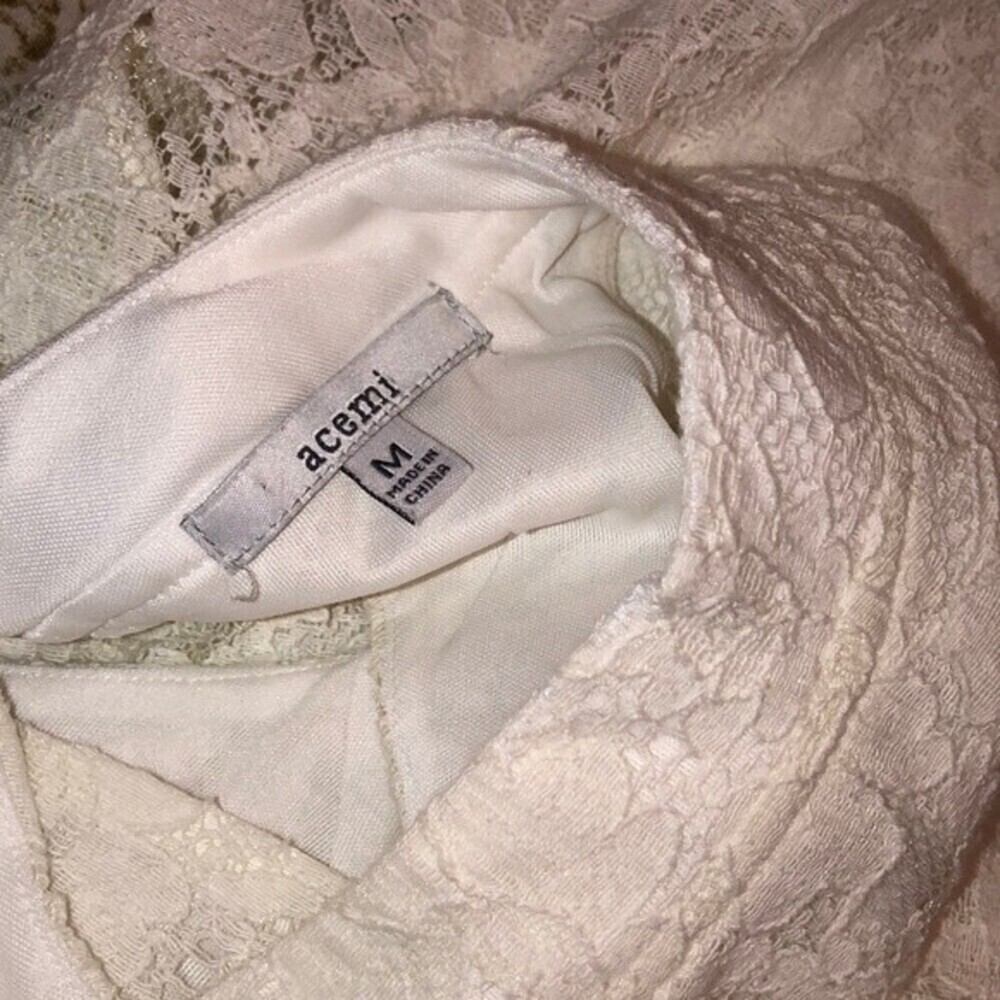 ACEMI medium flirty romantic Lacey romper - Picture 7 of 7